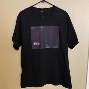 Dr. Dre The Chronic 2001 Black Shirt Cotton Men Size Large. Used Good Condition